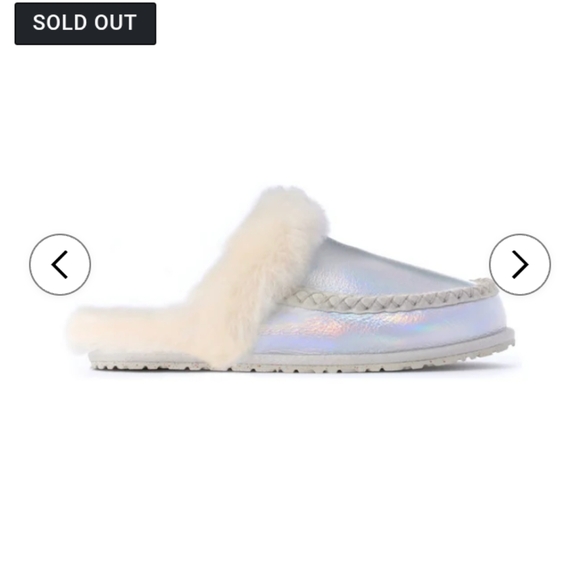 Manitobah Shoes - Manitobah Mukluks Cabin Slide Reflective Frost